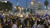 Israele, manifestazione a Tel Aviv a favore della riforma giudiziaria