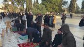 Gerusalemme, decine di religiosi ebrei alla Spianata delle Moschee