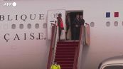Macron arrivato a Pechino, giovedi' vedra' Xi Jinping