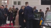 Polonia, Zelensky e la moglie accolti a Varsavia dal presidente Duda e dalla first lady
