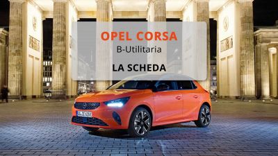 Opel Corsa: dimensioni, motore, pneumatici e scheda tecnica