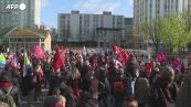Riforma pensioni in Francia, manifestanti marciano a Parigi