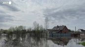 Ondata di maltempo in Ucraina, forti piogge a nord di Kiev: villaggi allagati
