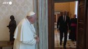Papa Francesco riceve in Vaticano il primo ministro ucraino, 30 minuti di colloquio