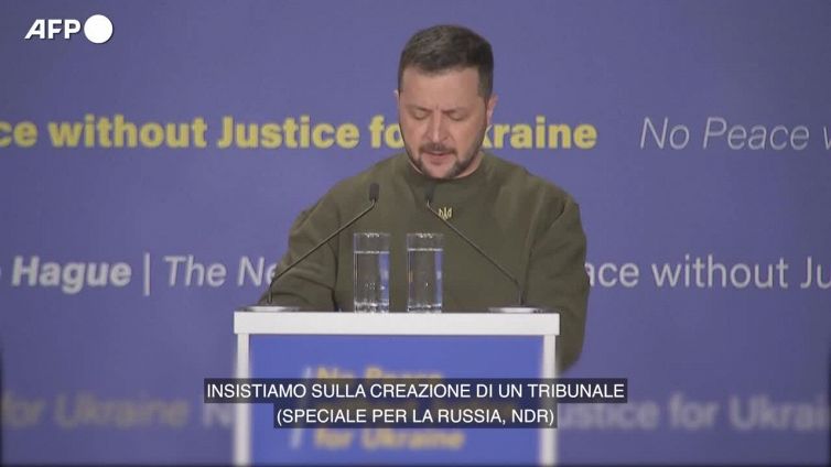 Zelensky: "Tribunale speciale per l'aggressione russa"