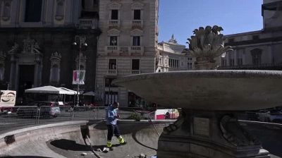 Scudetto Napoli, i danni in piazza Trieste e Trento dopo i festeggiamenti