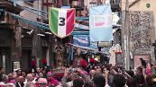 Napoli, la processione di San Gennaro tra sacro e scudetto