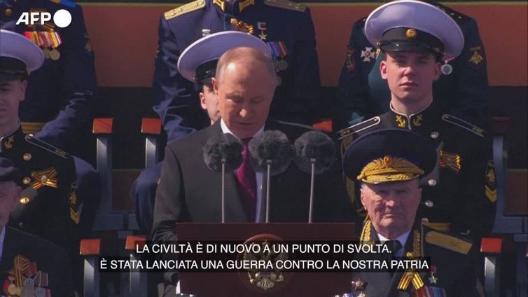 Putin: "E' stata lancia ta una guerra contro la nostra patria. Civilta' a un punto di svolta"
