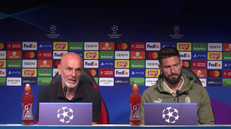 Champions, Pioli: "Domani Leao prova a forzare, se sta bene gioca"