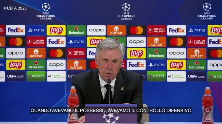Champions League, Ancelotti: "Soddisfatti, ma al ritorno ripetere la prestazione"