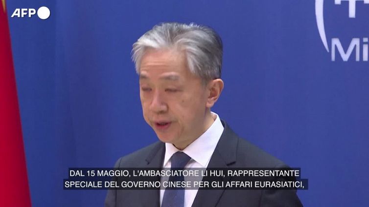 Inviato speciale della Cina lunedi' a Kiev, poi a Mosca