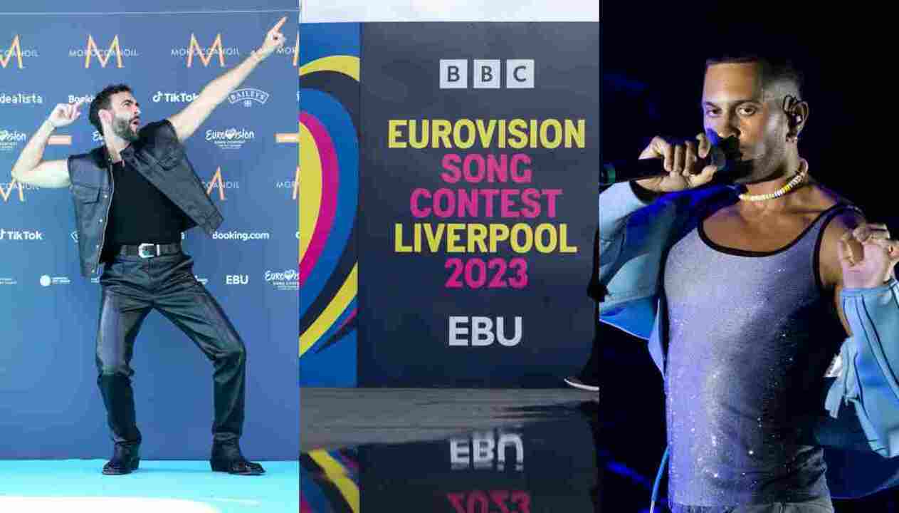 Eurovision 2023 tricolore, Marco Mengoni e Mahmood si incontrano dietro le  quinte