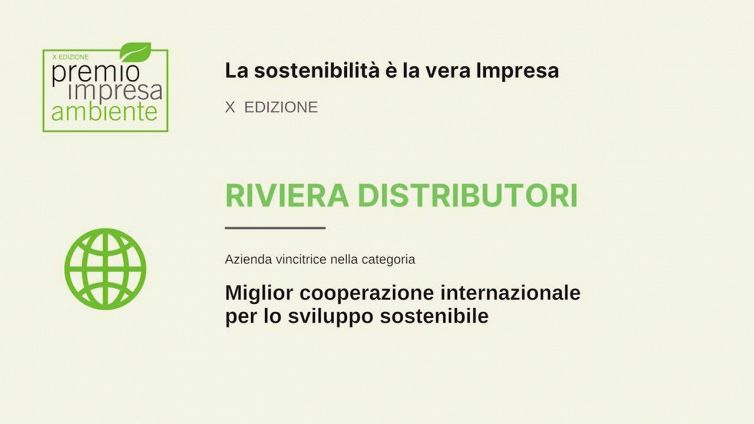 Premio Impresa Ambiente, Dalla Riva: "Sostenibilita' non ha fine, miglioriamo ancora"