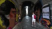 Napoli, festa scudetto: realizzati due nuovi murales dedicati a Maradona