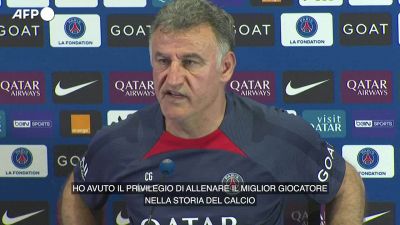 Calcio, Galtier: "Sabato l'ultima di Messi col Psg"