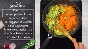 Spaghetti di riso alle verdure
