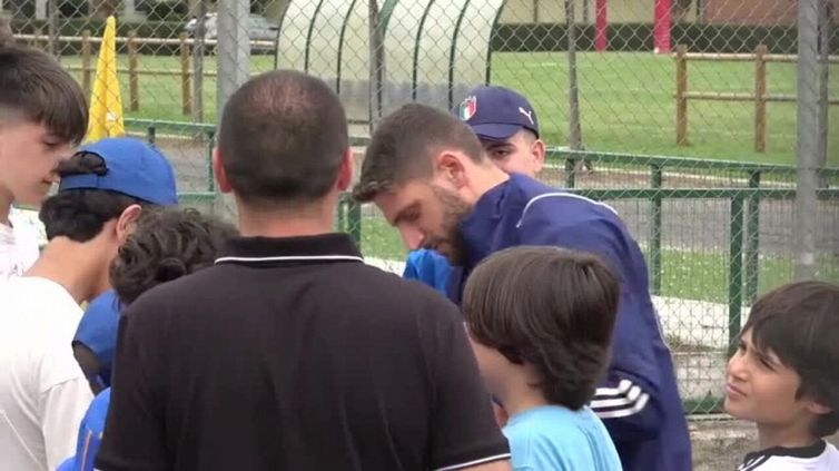 Nations League, primo allenamento della nazionale a Roma