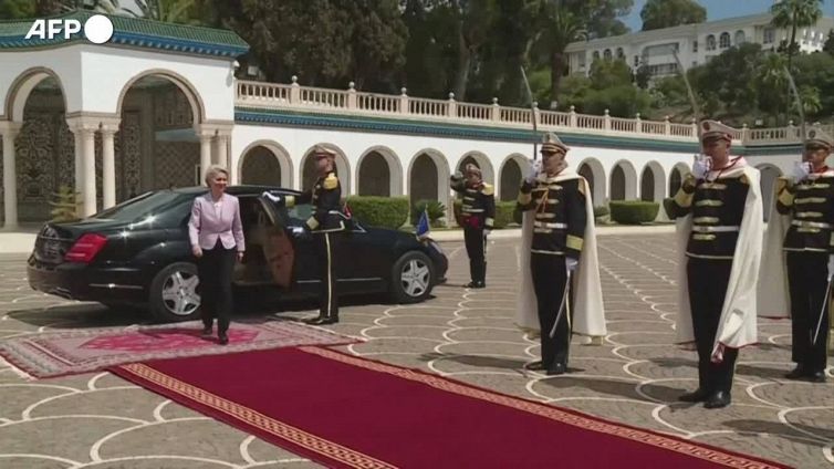 Tunisia: von der Leyen, Meloni e Rutte accolti da Saied