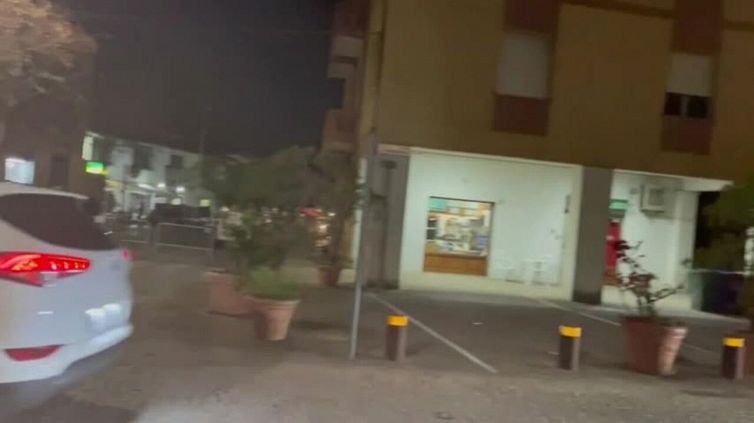 Cagliari in Serie A, carosello di auto in città