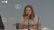 Greta Thunberg: "Prioritario eliminare i combustibili fossili"