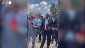 Ucraina, leader africani visitano fossa comune a Bucha