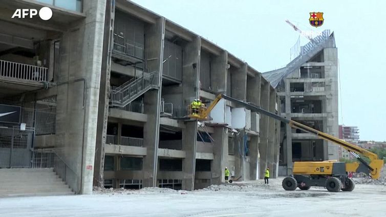 Barcellona, al via la ristrutturazione dello stadio Camp Nou