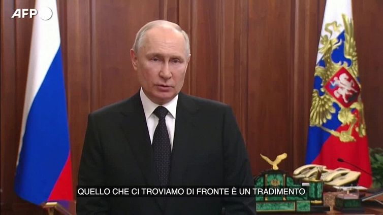 Putin: "Prigozhin ha tradito Mosca per ambizione personale"