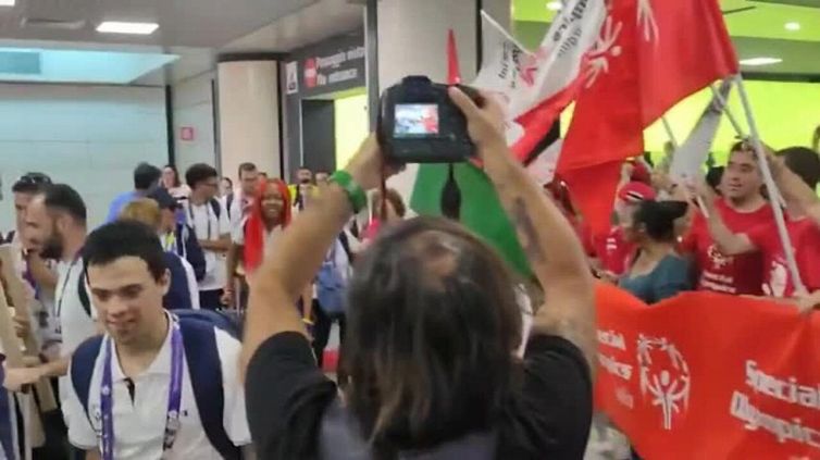 Special Olympics, festeggiamenti a Fiumicino per il Team Italia