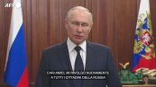 Russia, Putin: "Tutti i tentativi di creare disordini interni falliranno"