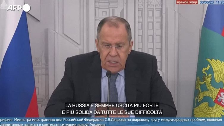 Lavrov, la Russia sara' piu' forte della ribellione di Wagner