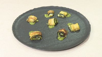 Involtini di zucchine impanate