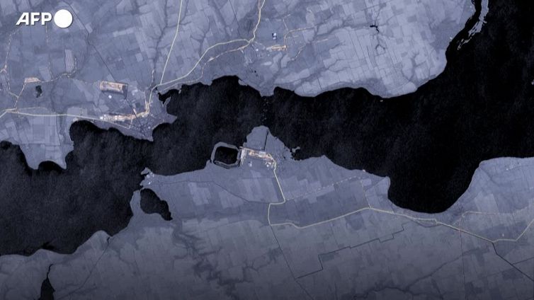 Ucraina, la mappa animata a un mese dalla distruzione della diga di Kakhovka