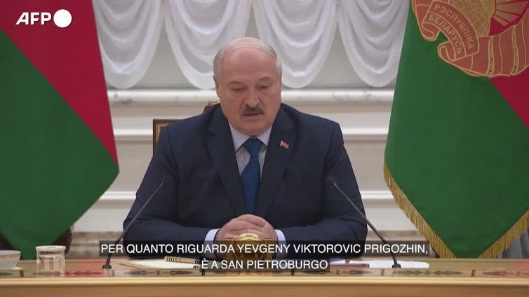 Lukashenko: "Prigozhin e' a San Pietroburgo, non in Bielorussia"