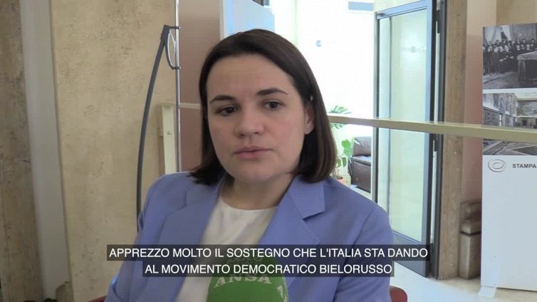 Bielorussia, Tikhanovskaya: "Apprezzo molto il sostegno dell'Italia"