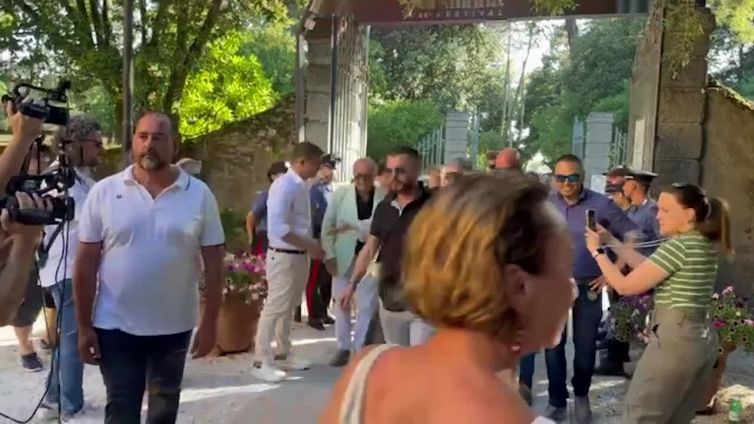 Marina di Pietrasanta, Santanche' all'inaugurazione del 44esimo Versiliana Festival