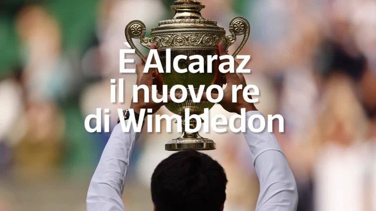 Alcaraz batte Djokovic ed e' il nuovo re di Wimbledon