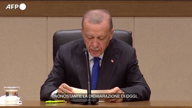 Ucraina, Erdogan: "Credo che Putin voglia portare avanti l'accordo sul grano"