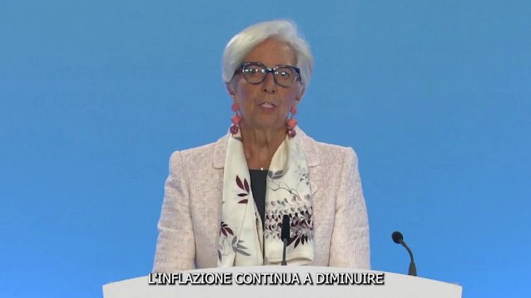 Inflazione. Lagarde: "Scende ma non e' ancora abbastanza"