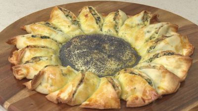 Torta girasole con le coste