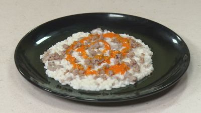 Risotto bianco e giallo