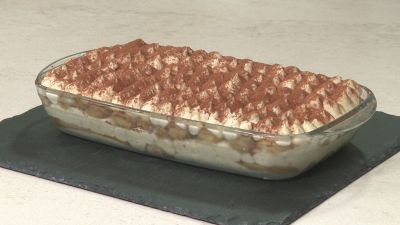 Tiramisù con castagne e caffè