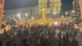 È apparso un albero di Natale a Roma in pieno maggio: cosa sta succedendo