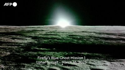 La sonda lunare di una società privata statunitense cattura il tramonto dalla Luna