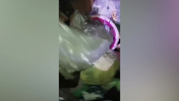Pescara: dorme tra i rifiuti, salvato prima di finire nel compattatore