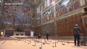 Conclave, l'allestimento della Cappella Sistina