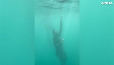 Apnea, Obino a -92 metri: nuovo record mondiale al lago