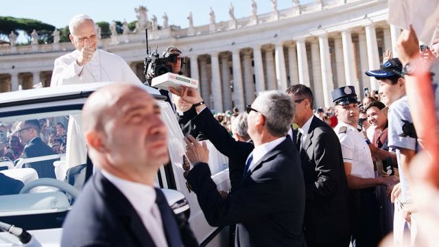 Il fuoriprogramma del Papa