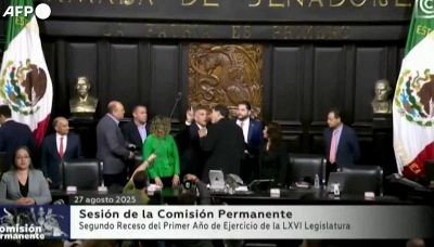 Messico, rissa in Senato: schiaffi e spintoni durante una sessione