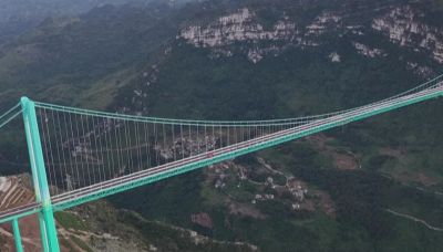 Inaugurato in Cina il ponte più alto del mondo