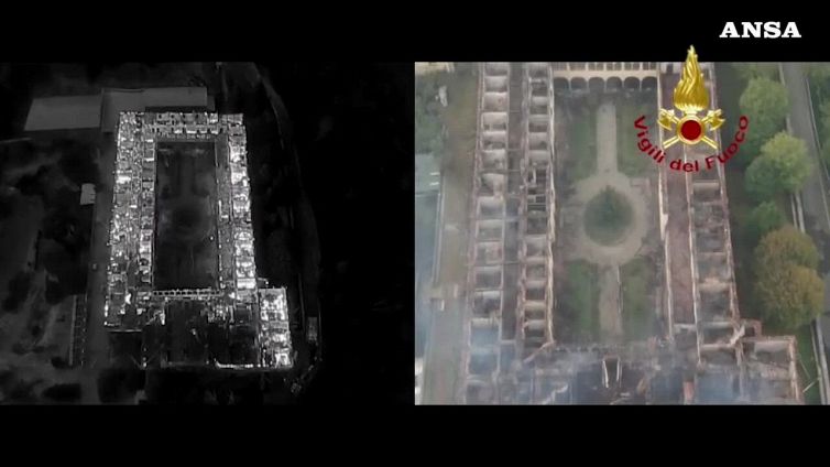 In fiamme il monastero della Bernaga, dove Carlo Acutis ha ricevuto la prima Comunione